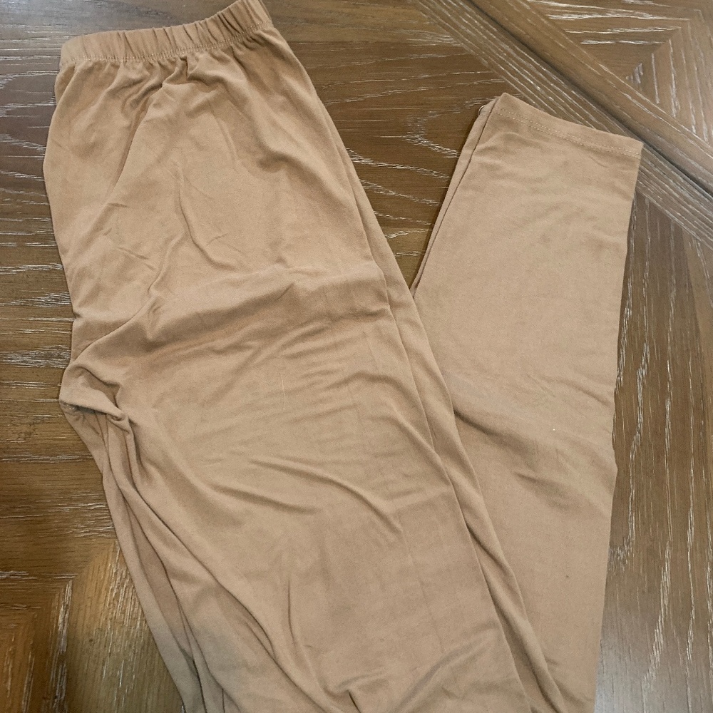 Mocha Solid Leggings